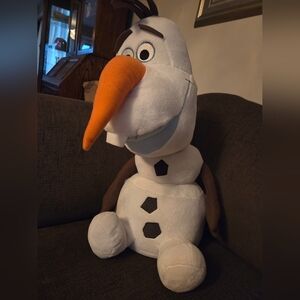 Olaf LARGE Plush Toy with Orange Nose